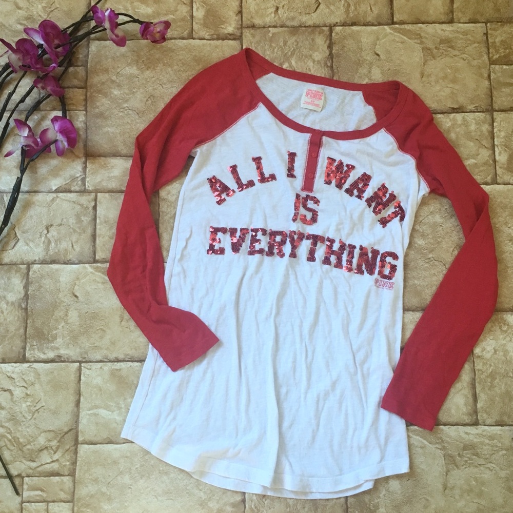 Dress Victoria's Secret PINK baseball BLING